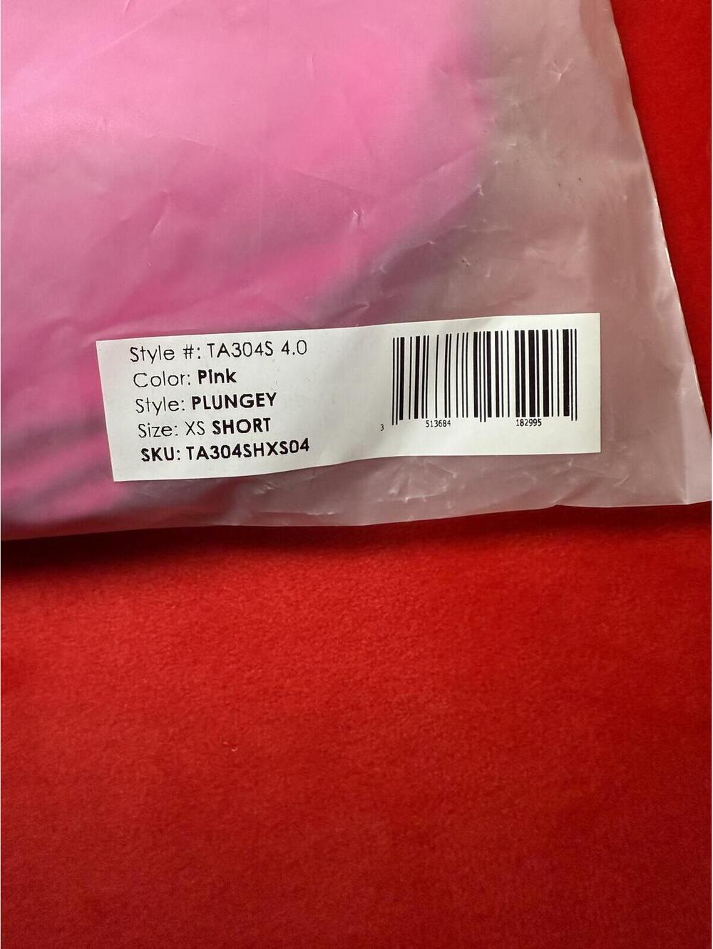 TA3 Plungey One Piece Swimsuit Color Pink Size XS Short NWT - Picture 5 of 8